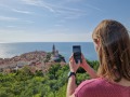 Piran: Blick von der Stadtmauer